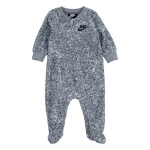 Nike Gray Newborn Footed Pajama